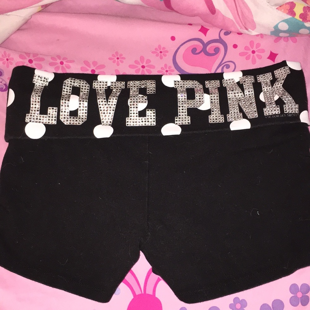 PINK Black short shorts (2 pairs)
